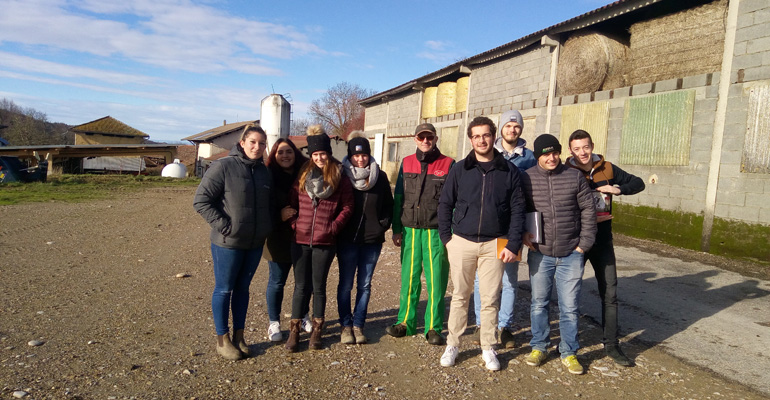 Nos futurs technico-commerciaux en visite