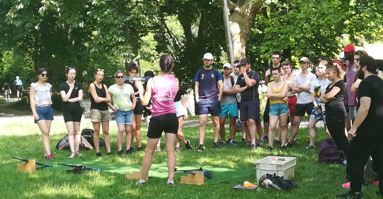 Une sortie sport en fraicheur pour les étudiants MFR de Moirans