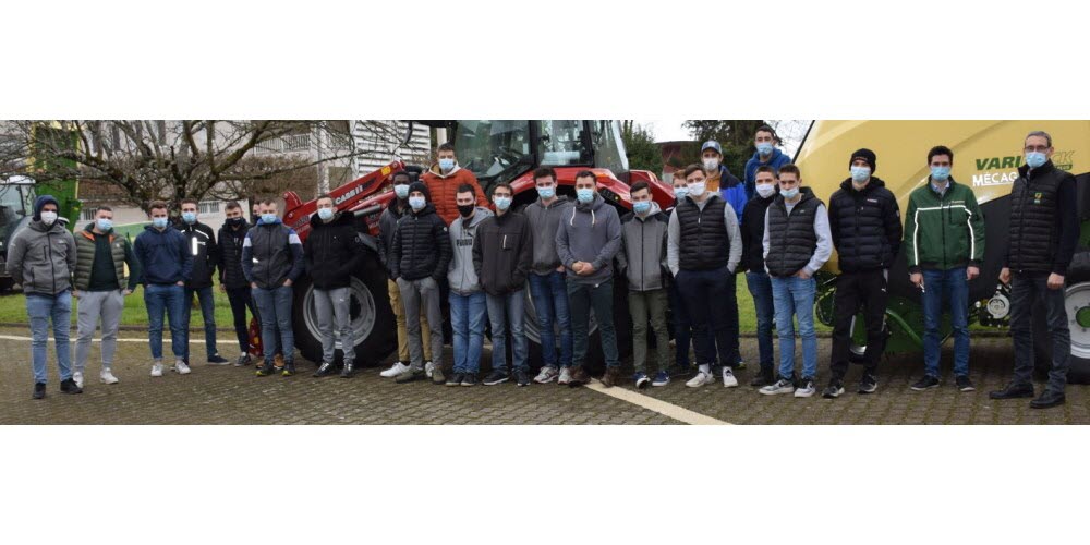 À la MFR, 24 élèves ont reçu une formation avec l’entreprise Krone