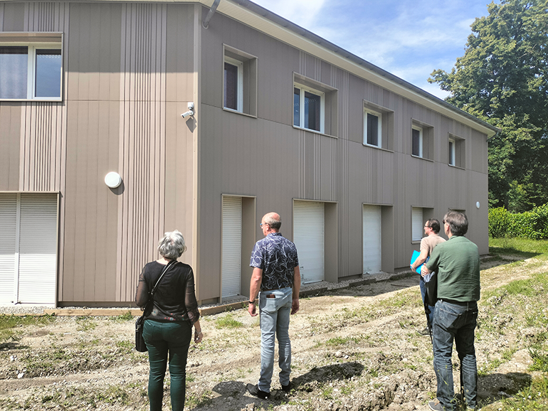 Réception de fin de travaux ITE de la MFR de Moirans !
