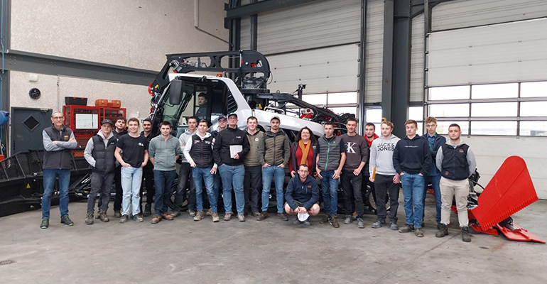 Voyage d&rsquo;étude des BTS TSMA2 : immersion au cœur de la maintenance des matériels agricoles
